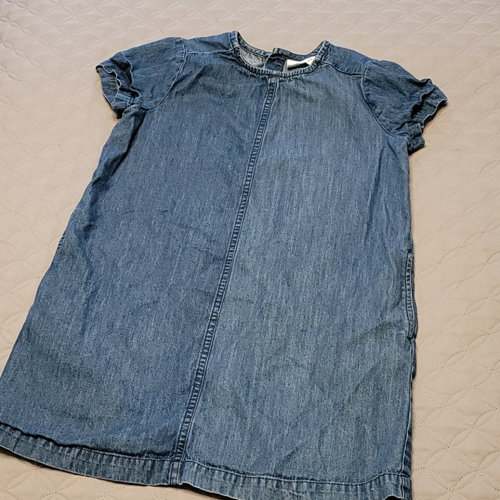 Hanna 100% cotton jean dress tunic length